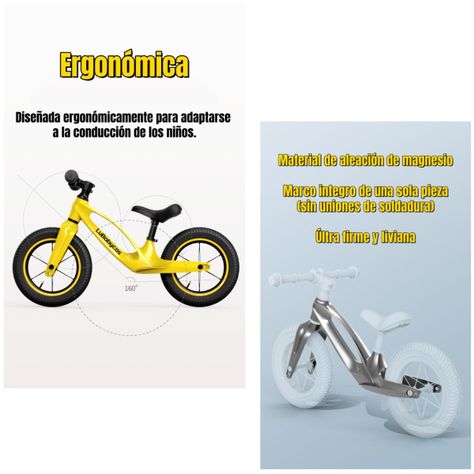 Bicicleta de Equilibrio Convertible Aro 12 y 14 Rosada-4