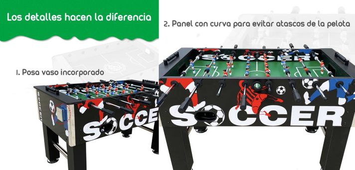 Taca Taca De Fútbol Madera 140*76cm Premium By Lubabycas-2