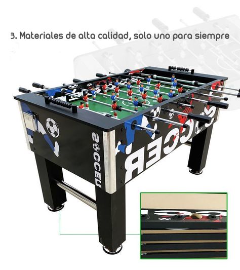 Taca Taca De Fútbol Madera 140*76cm Premium By Lubabycas-3