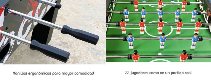 Taca Taca De Fútbol Madera 140*76cm Premium By Lubabycas-4