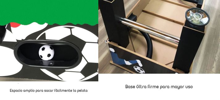 Taca Taca De Fútbol Madera 140*76cm Premium By Lubabycas-6