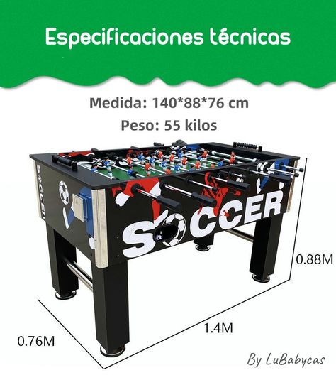 Taca Taca De Fútbol Madera 140*76cm Premium By Lubabycas-7