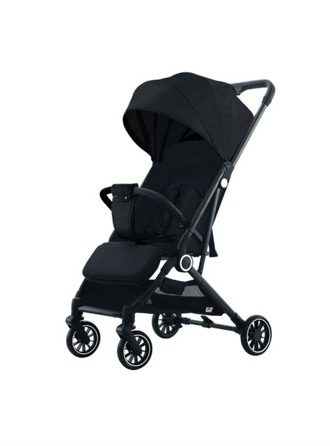 Coche de Paseo Últra Compacto LuBabycas Black-0