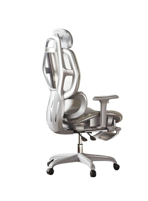 Silla De Escritorio Reclinable Premium E13 Gris LuBabycas-0