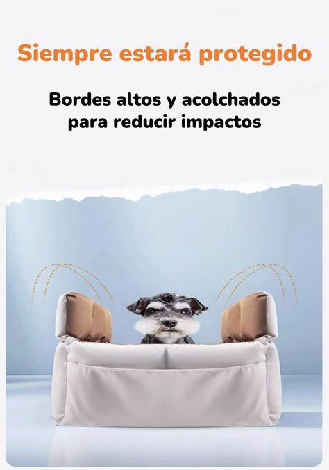 Bolso De Asiento Portatil Transportador 3 En 1 Mascota Auto-5