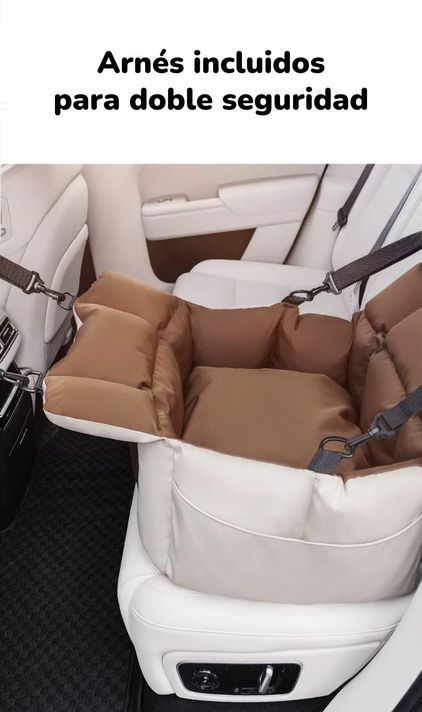 Bolso De Asiento Portatil Transportador 3 En 1 Mascota Auto-6
