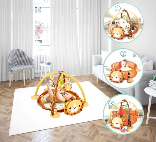 Gimnasio Bebé 3 En 1 Con Pelotitas Lubabycas-3