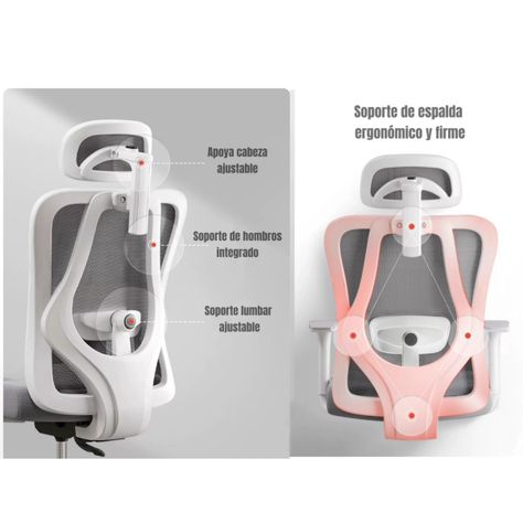 Silla de Escritorio Premium Con Apoya Pies Negra LuBabycas-3