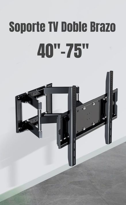 Soporte TV Ajustable Doble Brazo 40'' A 75'' By LuBabycas-1