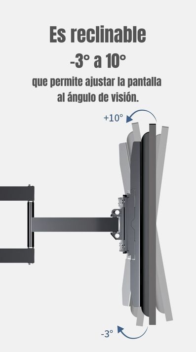 Soporte TV Ajustable Doble Brazo 40'' A 75'' By LuBabycas-3