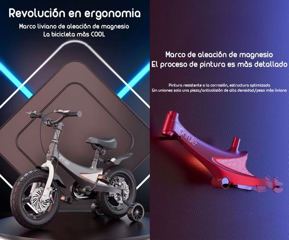 Bicicleta Infantil 4-7 Años Niño Aro 14 Lubabycas Gris-1