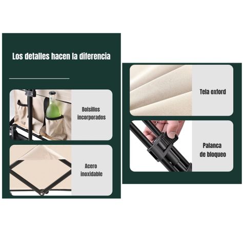 Carrito Para Compras y Camping Con Frenos Negro LuBabycas-5