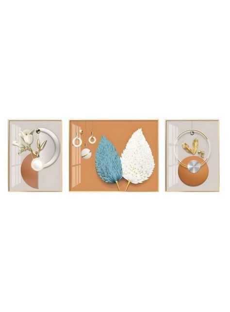Set De 3 Cuadros Decorativos Marcos Aluminio By LuBabycas-0