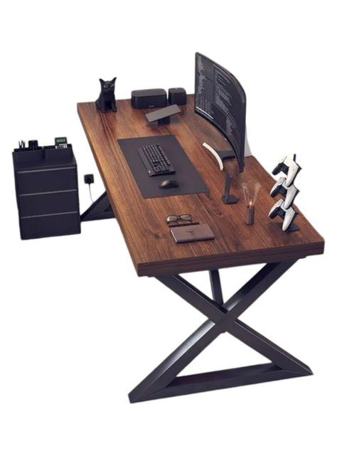 Escritorio Mesa Comedor Gamer 140*60*75cm LuBabycas-0