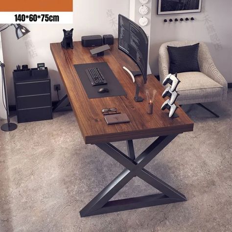 Escritorio Mesa Comedor Gamer 140*60*75cm LuBabycas-1