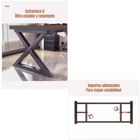 Escritorio Mesa Comedor Gamer 140*60*75cm LuBabycas-4