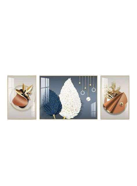 Set De 3 Cuadros Decorativos Marcos de Aluminio By LuBabycas-0