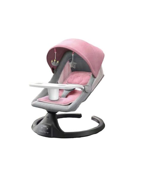 Mecedora Eléctrica Reclinable Bluetooth Lubabycas Rosada-0