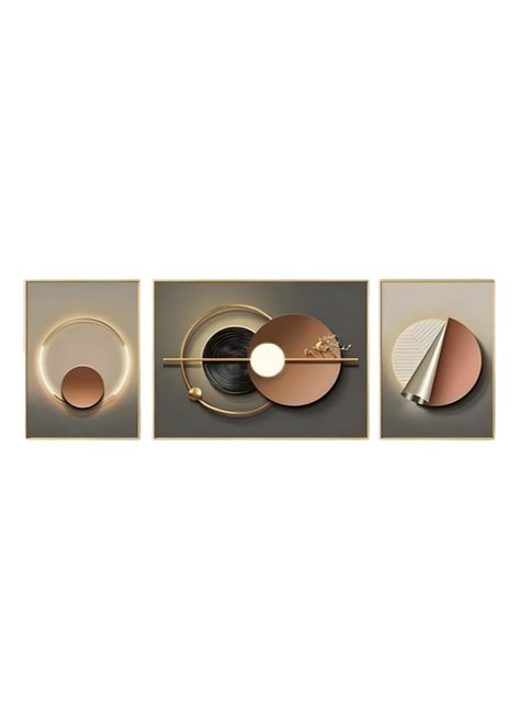 Set 3 Cuadros Decorativos Marcos de Aluminio By LuBabycas-0