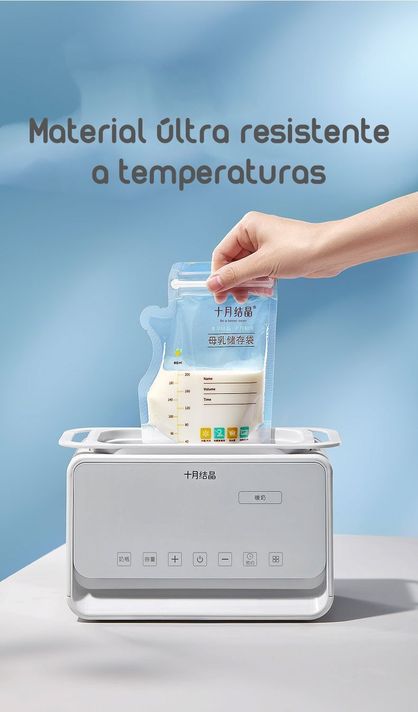 Bolsa Para Leche Maternal 108 Unidades Y 1 Plumón Lubabycas-3