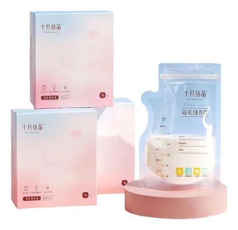 Bolsa Para Leche Maternal 108 Unidades Y 1 Plumón Lubabycas-1