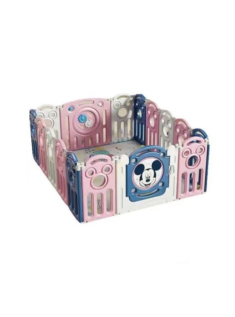 Corral 1.26*1.5m Rosado Con Alfombra Lubabycas-0
