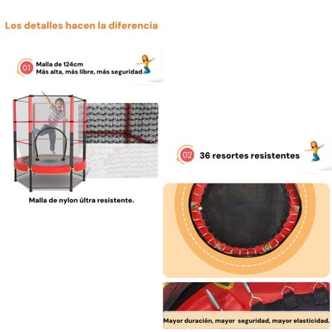 Cama Elástica Diseño Alto 140cm iFree Roasda LuBabycas-3