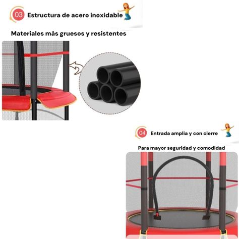 Cama Elástica Diseño Alto 140cm iFree Roasda LuBabycas-4