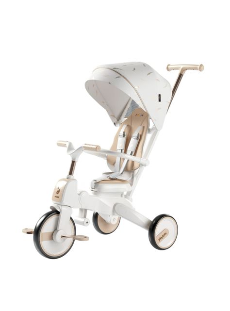 Triciclo Balance 360° 6 En 1 Plegable Blanco LuBabycas-0
