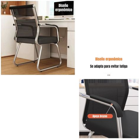 Silla de Escritorio Oficina Negra by LuBabycas-3
