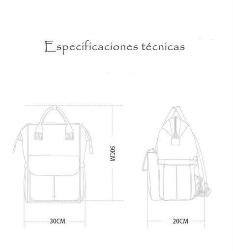 Mochila Pañalera Maternal Con Accesorios Rosada Lubabycas-6