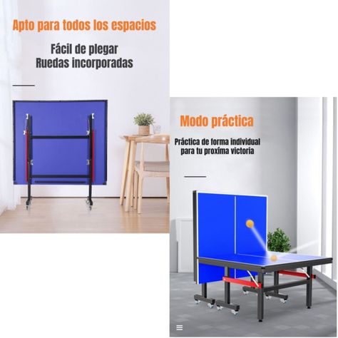 Mesa De Ping Pong Profesional Plegable Accesorios LuBabycas-4