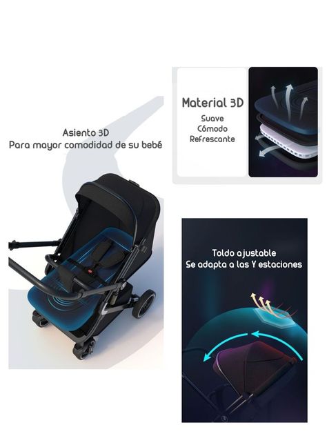 Coche De Paseo Reversible Multiposiciones Lubabycas Minnie-2