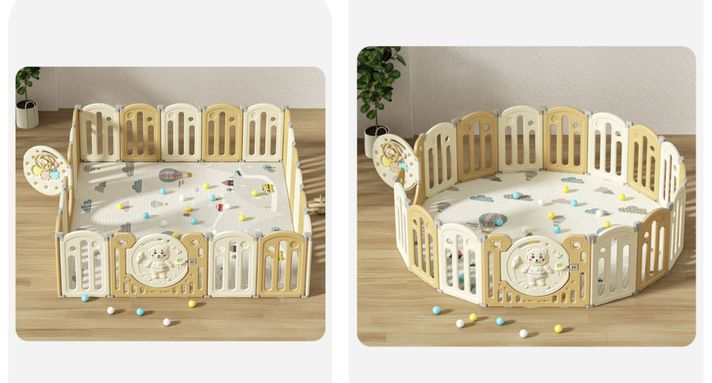 Corral Bebé 199x230cm Con Accesorios Lubabycas-4