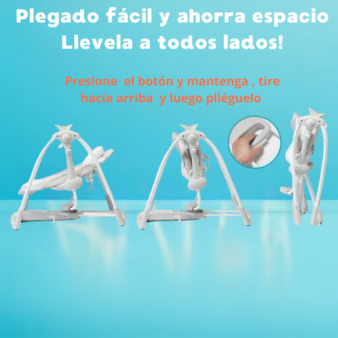 Columpio Mecedora Eléctrico Vibración Ingenuity Lubabycas-6