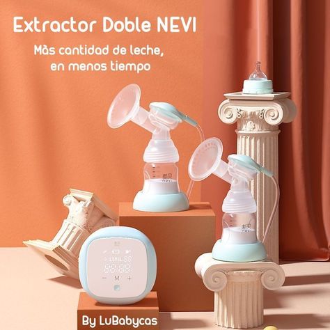 Extractor De Leche Doble Inalambrico Nevi By Lubabycas-2
