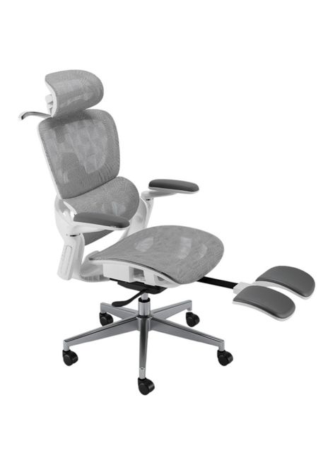 Silla De Escritorio Últra Premium E05 Gris LuBabycas-0
