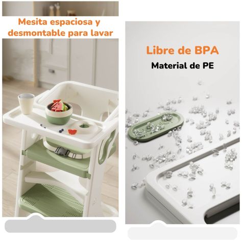 Silla De Comer Multifuncional Witness Naranja LuBabycas-2