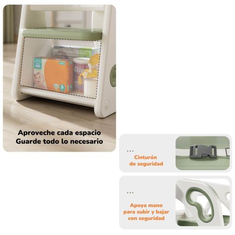 Silla De Comer Multifuncional Witness Naranja LuBabycas-5