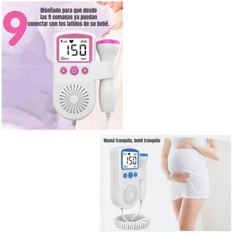 Monitor Fetal Doppler Latidos Corazón Bebé By LuBabycas-4