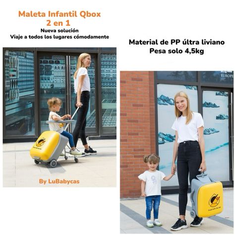 Maleta De Viaje Infantil Convertible 2 En 1 By LuBabycas-1