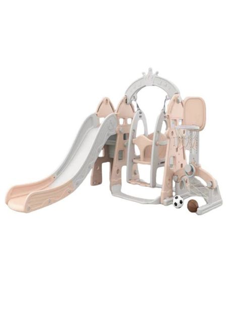 Resbalin Columpio 5 En 1 Con Accesorios Rosado Lubabycas-0