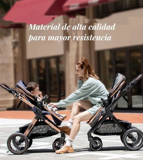 Coche Travel System Con Accesorios LuBabycas X1 Rosado-2