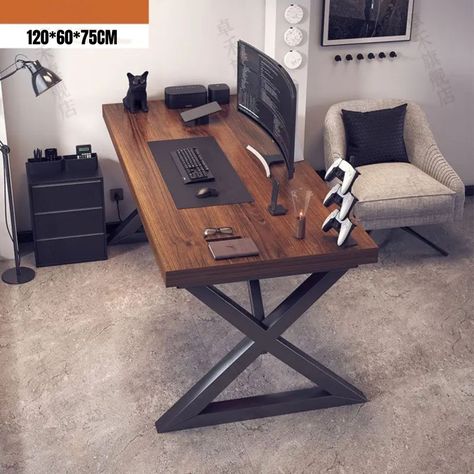 Escritorio Mesa Comedor Gamer 120*60*75cm LuBabycas-1
