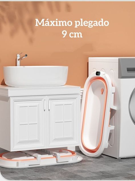 Bañera Plegable Con Cojín Y Más Accesorios Azul Lubabycas-2
