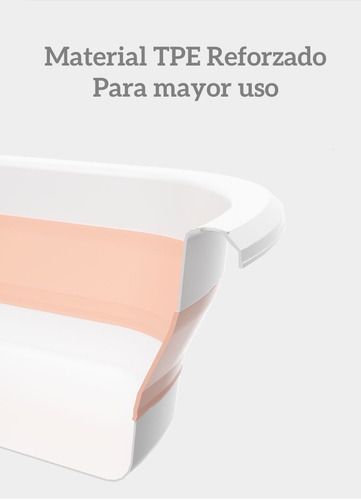 Bañera Plegable Con Cojín Y Más Accesorios Azul Lubabycas-6