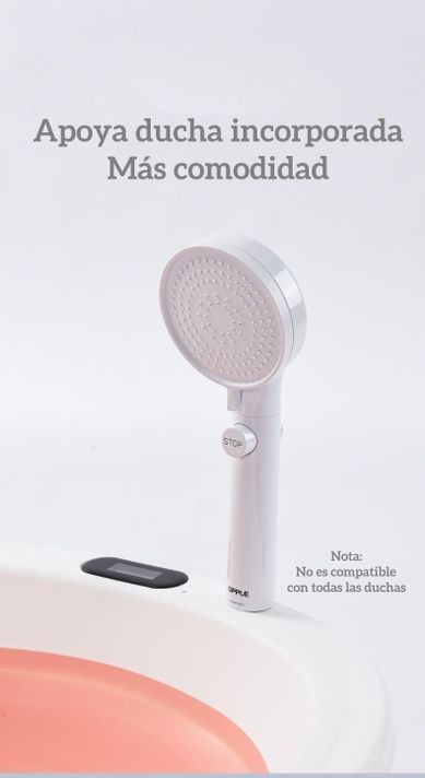 Bañera Plegable Con Cojín Y Más Accesorios Azul Lubabycas-5