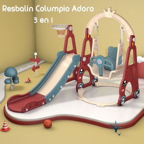 Resbalín Columpio 3 En 1 Lubabycas Amarillo-6