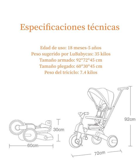 Triciclo 360° Y Balance 6 En 1 Negro Playkids By LuBabycas-6