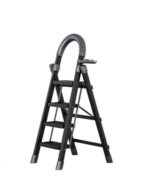 Escalera De Acero Plegable Con 4 Escalones By LuBabycas-0